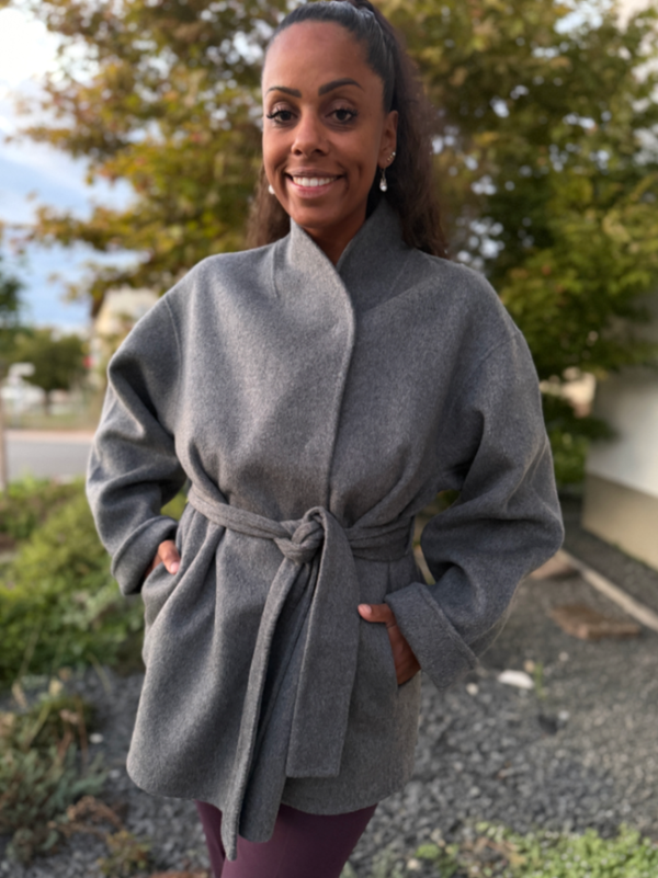 Vannela Wickeljacke aus Wolle & Kaschmir