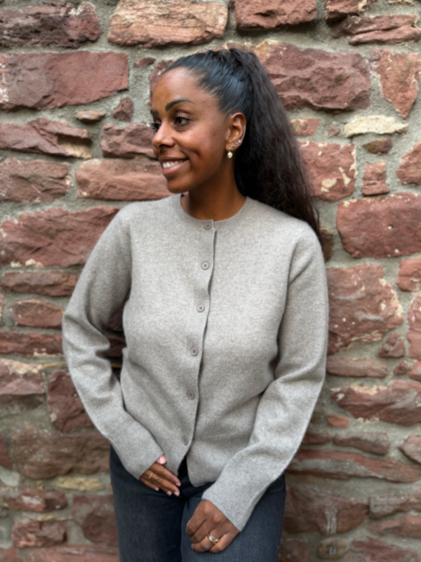Telora Strickjacke aus reinem Kaschmir