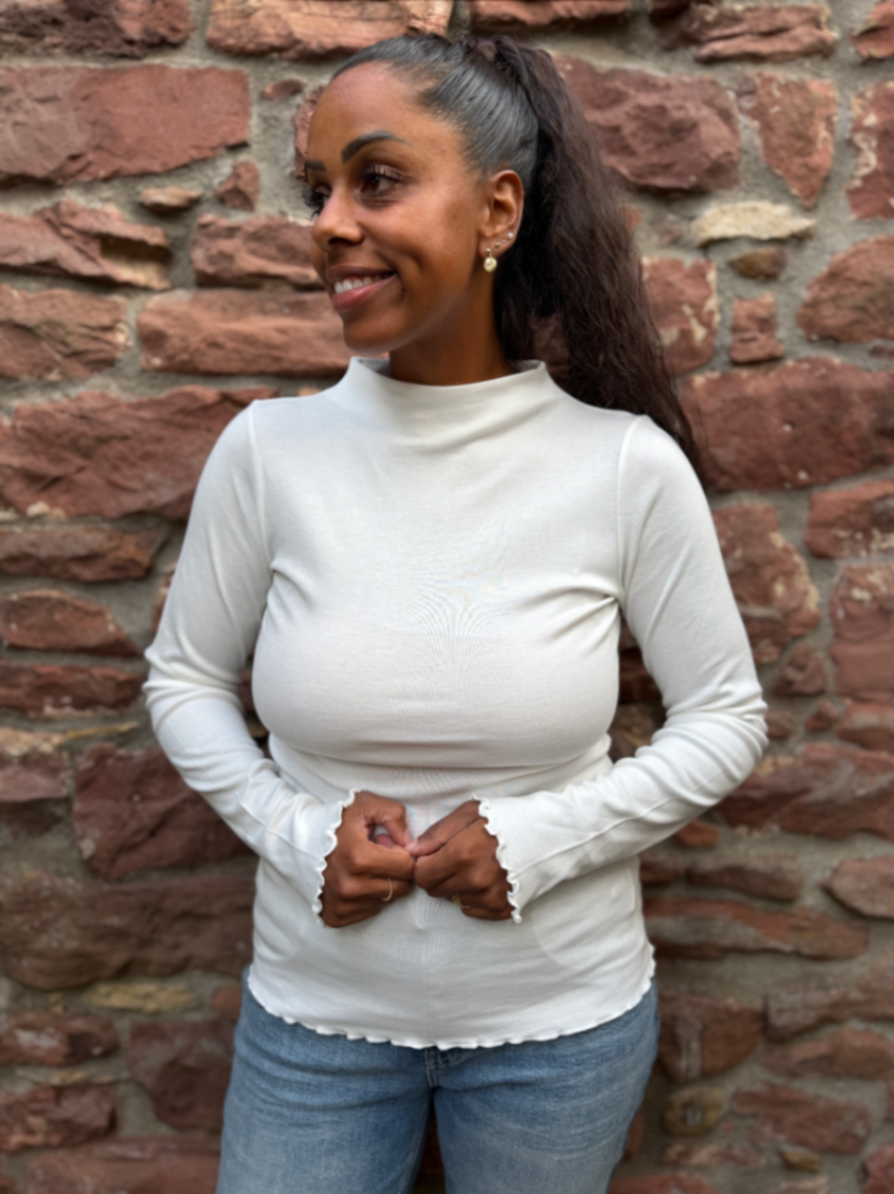 Soninchen Slim Rippshirt aus weichem Jersey