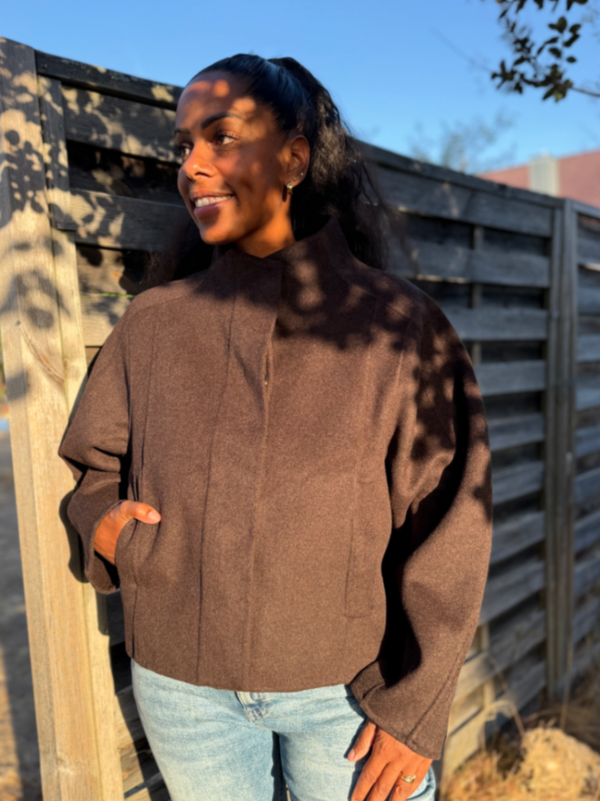 Hatura Kurzjacke aus Doubleface-Wolle