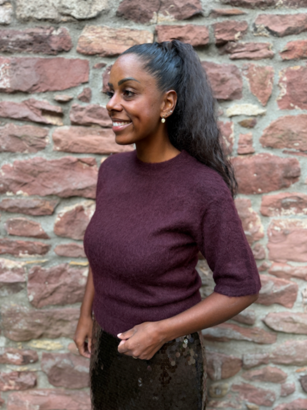 Pammi Strickshirt aus Mohair Mix