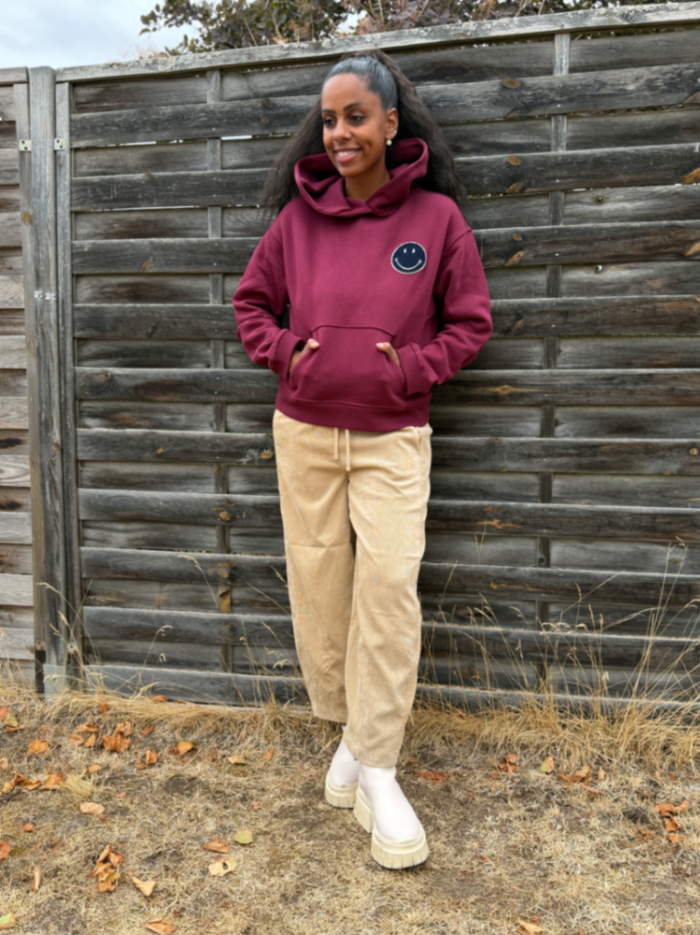 Burgundy & Cord Cozy