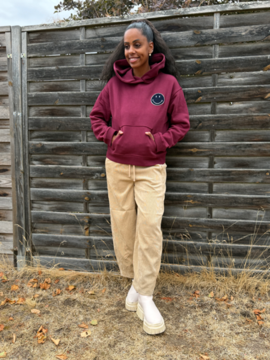 Burgundy & Cord Cozy